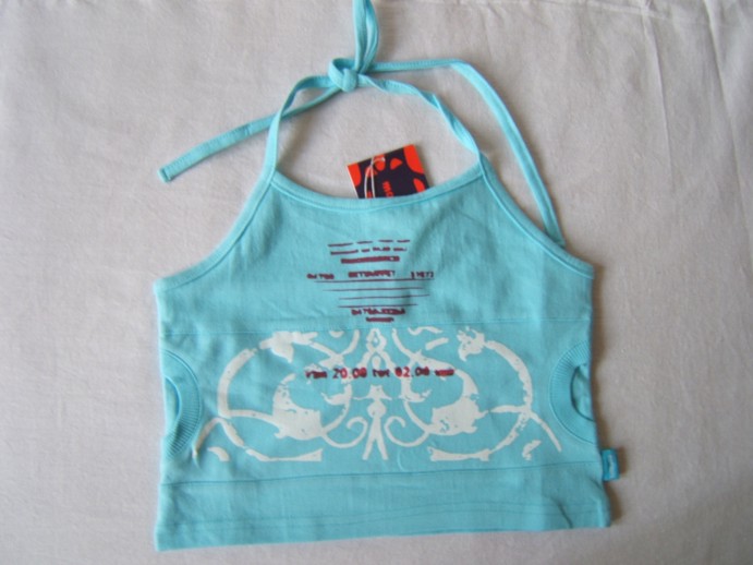 Топ Голубой силуэт, арт. 40487. ЛЕТО - Польша