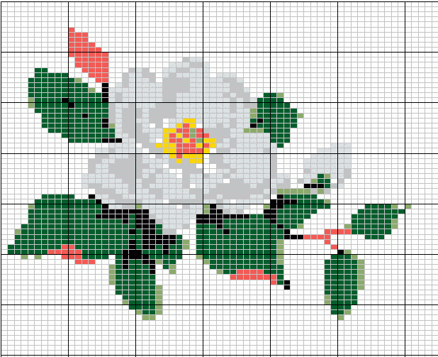 Рисунок крестиком на стене