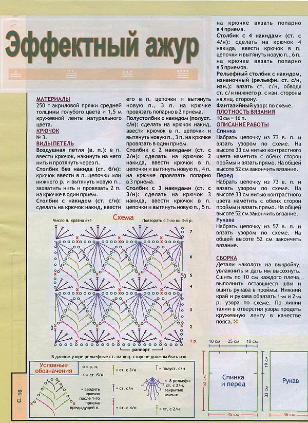 кофточки, крючок