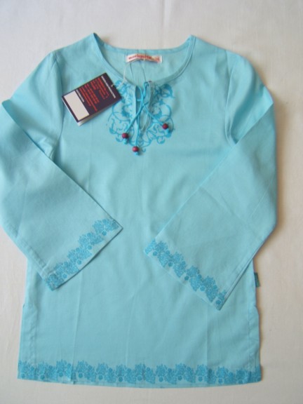 Туника Голубой Силуэт,арт. 40467. ЛЕТО - Польша