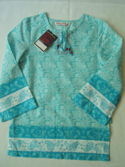 Туника Голубой Силуэт,арт. 40466. ЛЕТО - Польша