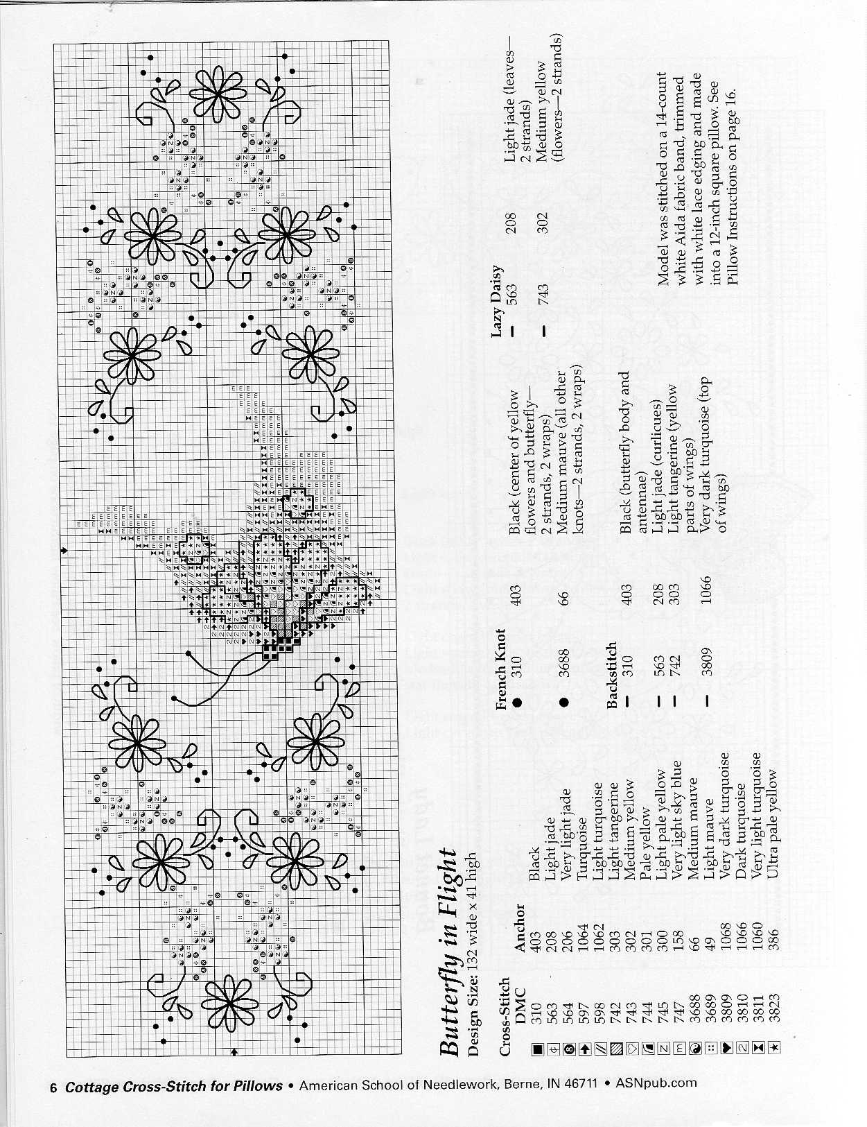 6. Cottage Cross-Stitch for Pillows