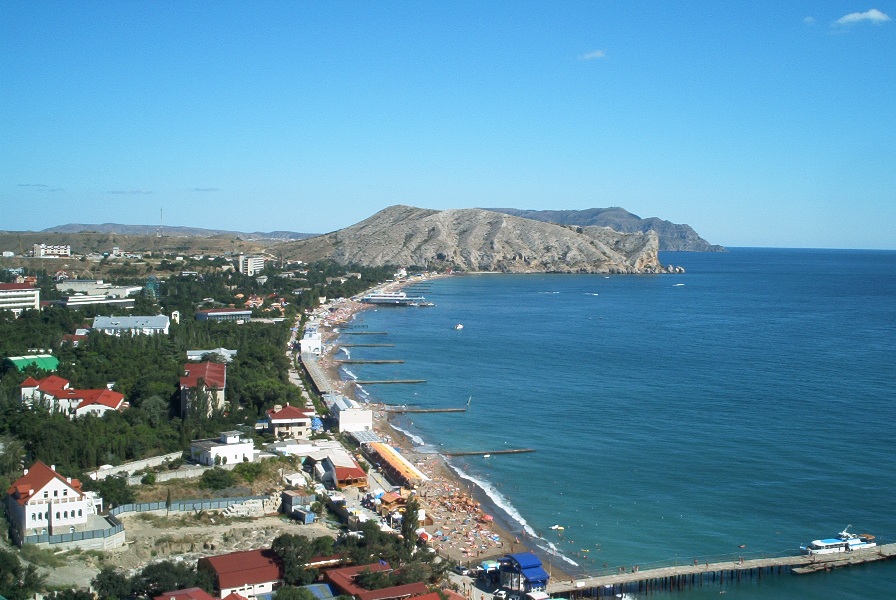 Кста вид с судакской крепости. Крым'04