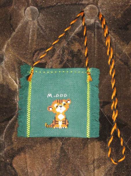 сумочка для Карины. Моя вышивка
