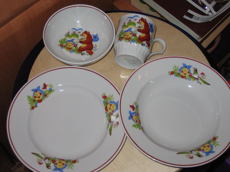 Колобок. Посуда детская