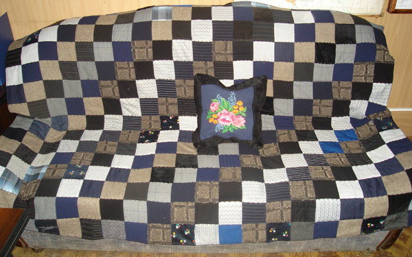 Рабочий плед. Пэчворк