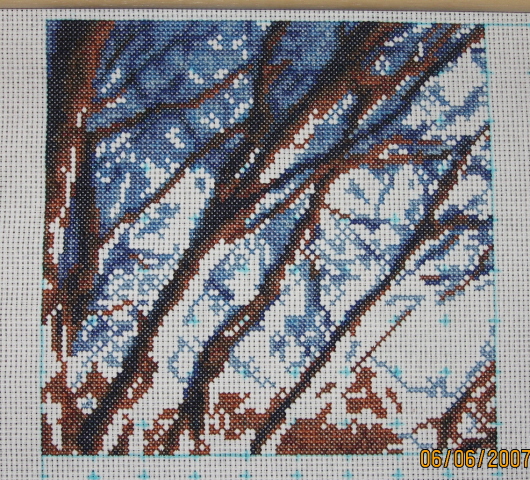 Первый лист схемы.. Осенний пруд