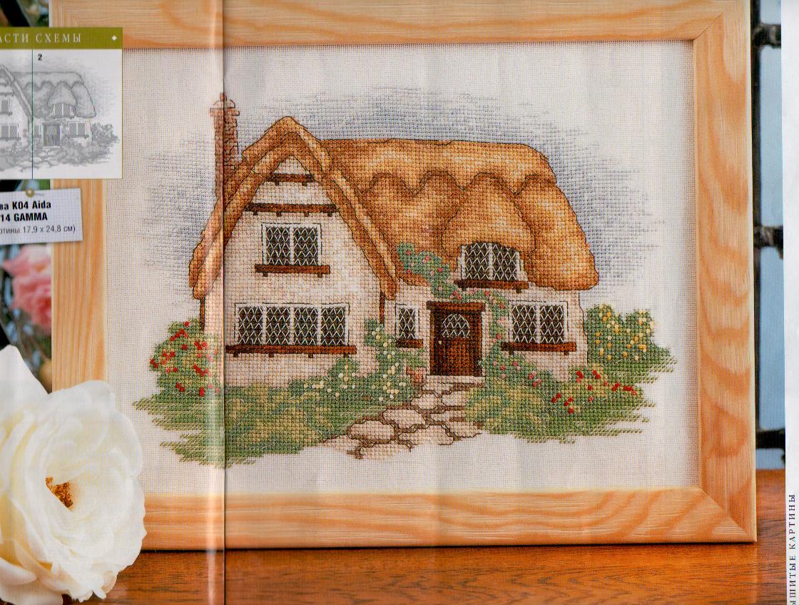 домик  в  деревне. пейзажи,  дома