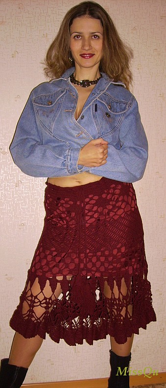 Юбка P. Pepe. Крючок