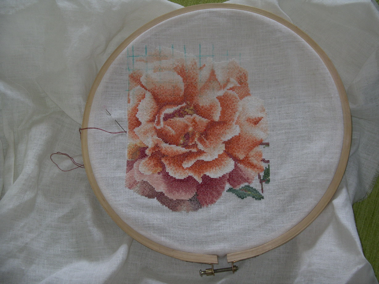 Розы Гувернер. Вышивка