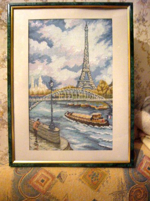 париж. вышивка