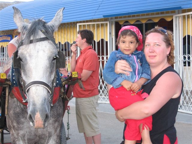 У кафе Литораль. Отпуск2007