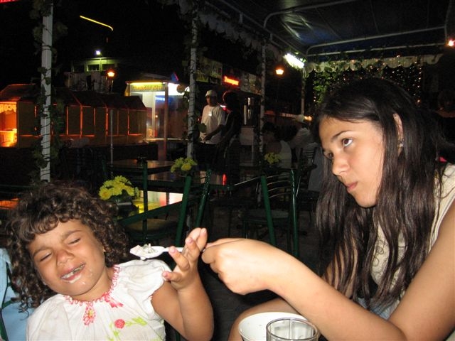 ужин в Анапе. Отпуск2007