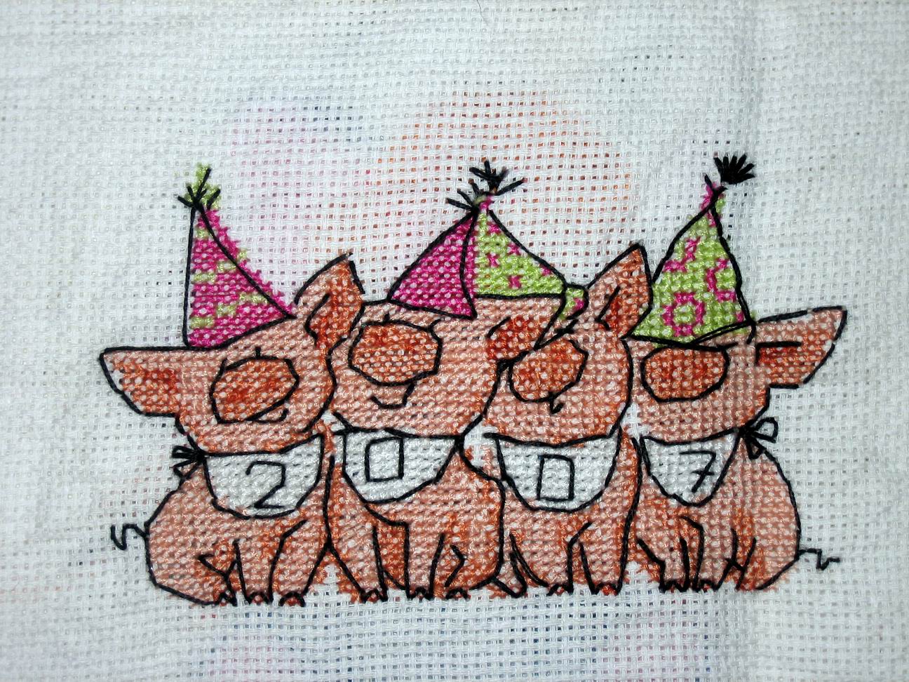 Дети года.. моя вышивка