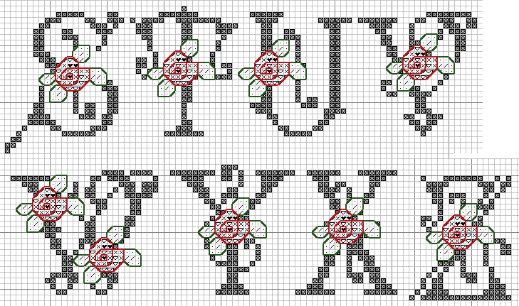 ABC_4. ABC with rose