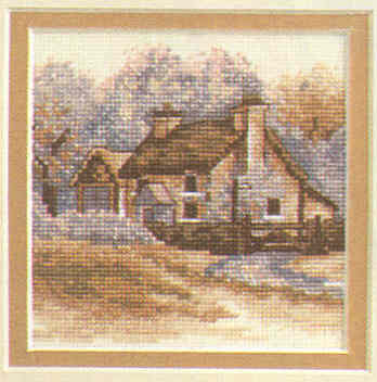 Sepia Country Cottage. Маленькие домики