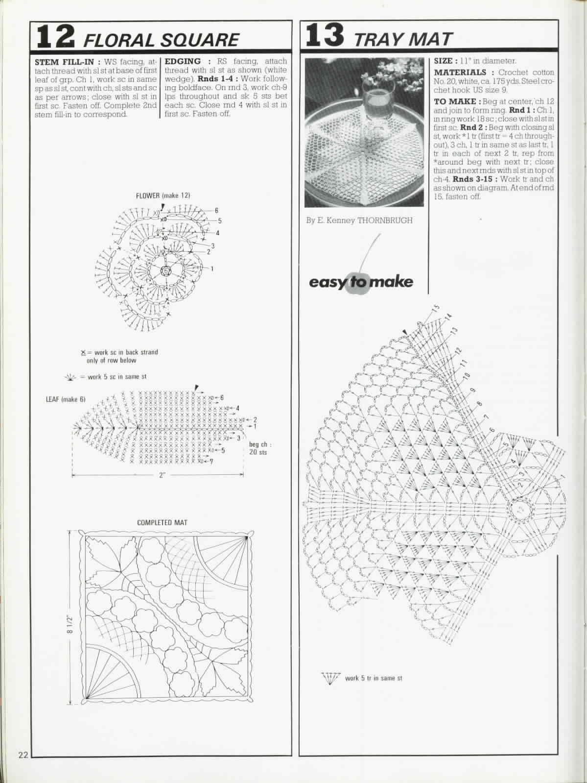 схема листа и цветка. cалфеточные проекты