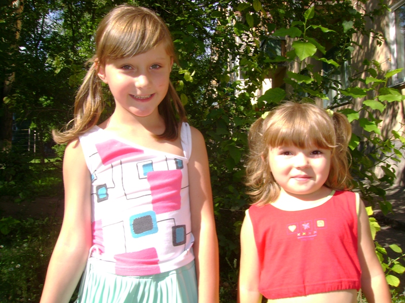 Мои девчонки июнь-июль 2007г