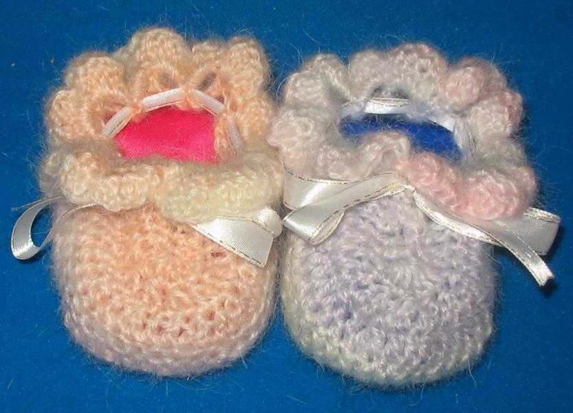 пинетки крючком. вязание