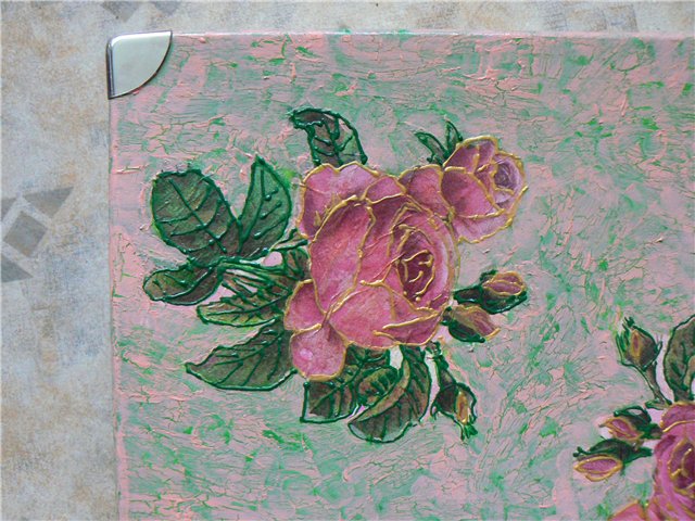 Салфеточный фрагмент. Декупаж