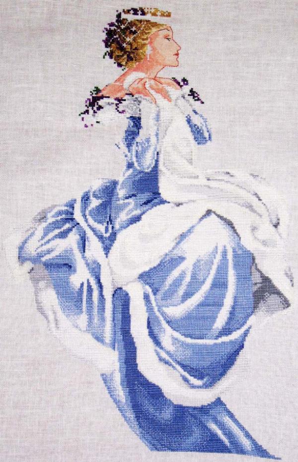 Зимняя королева без бисера готова. Зимняя королева (закончена)