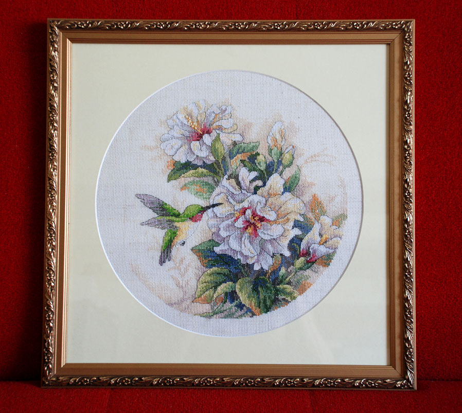 Крестной на юбилей. Мои вышивки