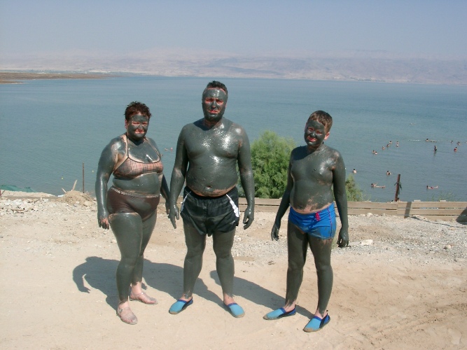 Пузатики на Мертвом море. Израиль