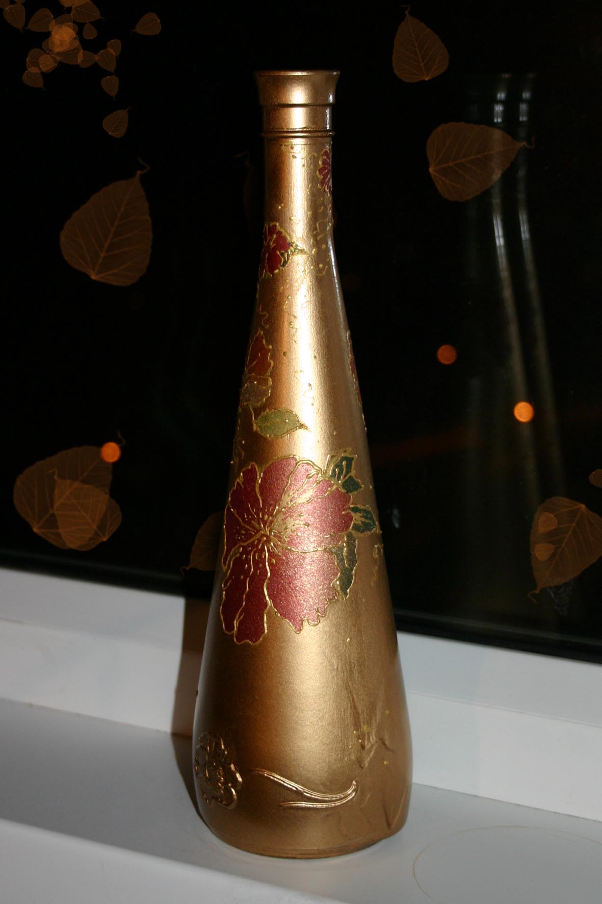 Первый опыт на бутылке. Очумелые ручки