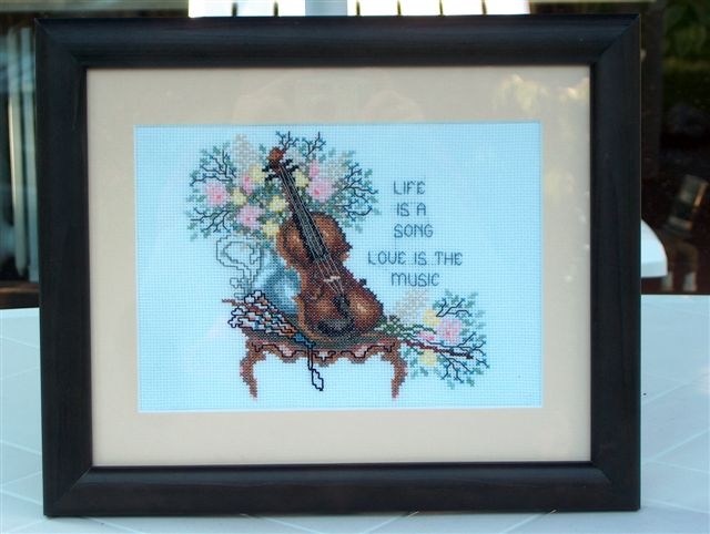 Подарок свекру. Моя вышивка