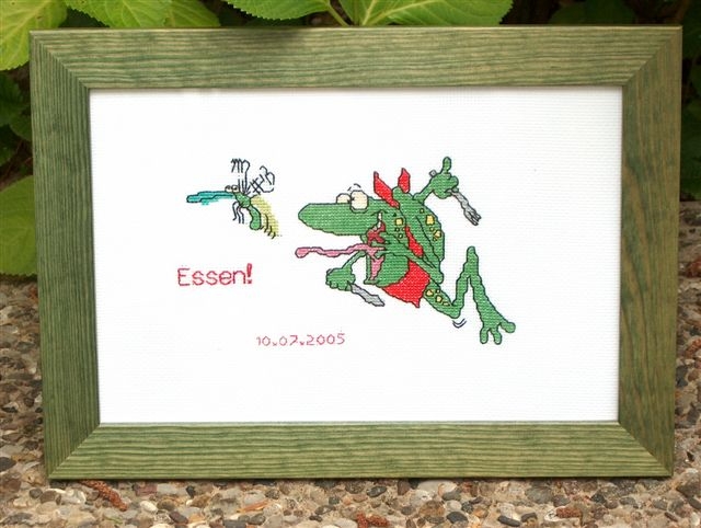 Приемному сыну на день рождения. Моя вышивка