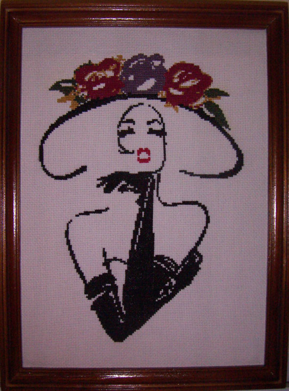 Дама. Мои работы