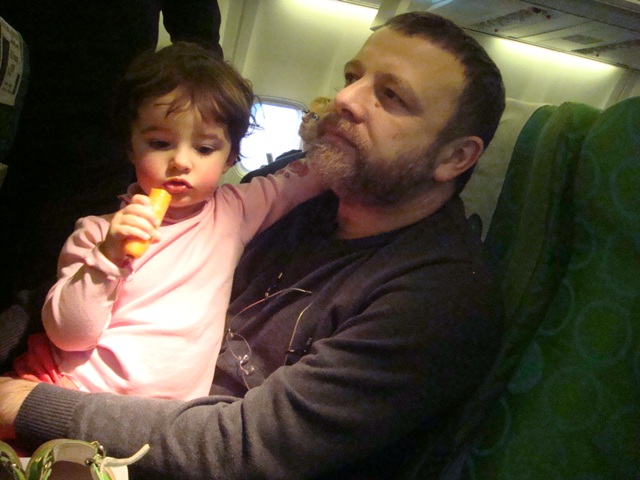 В самолёте. Канары