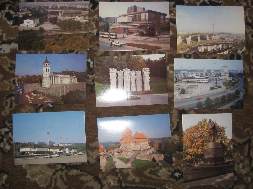 Вильнюс 1986 г.. Открытки (некоторых нет)