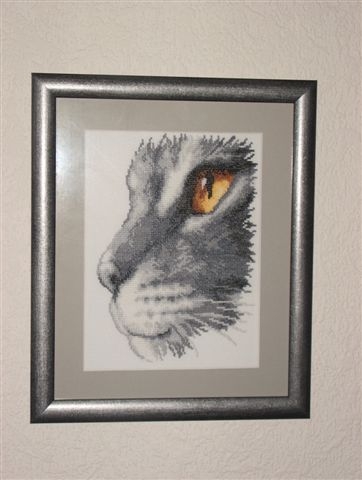 Котик от Вервако. Моя вышивка