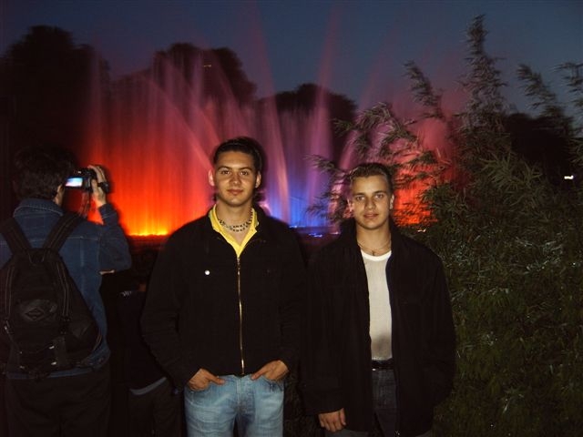 Леша с другом Сашей в Гамбурге. Личные фото