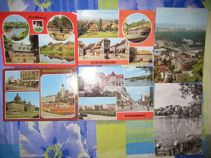ГДР, 80-е. Открытки (некоторых нет)