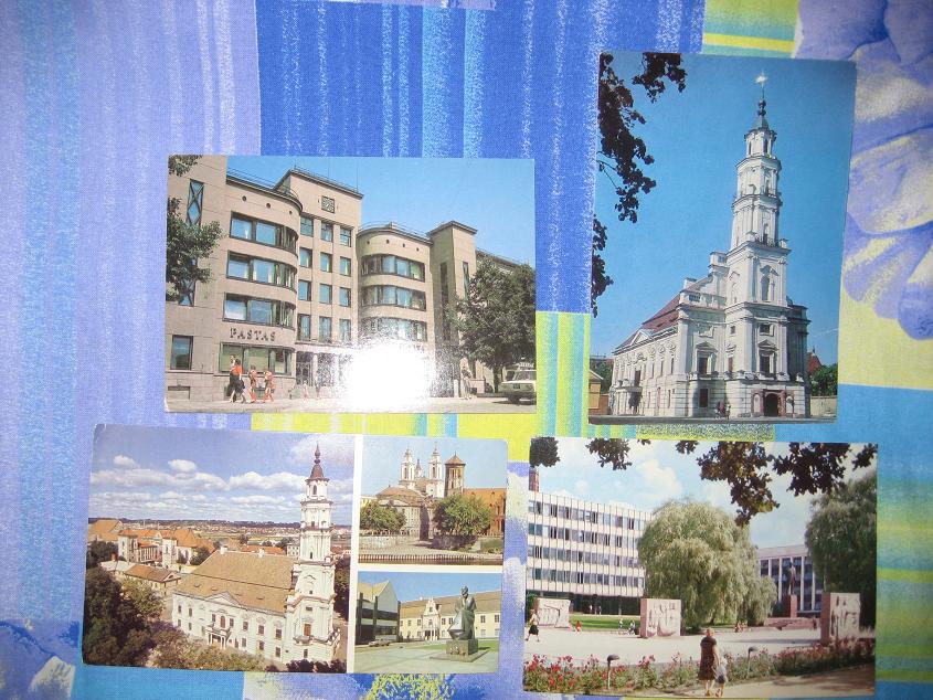 Каунас, 80-е. Открытки (некоторых нет)