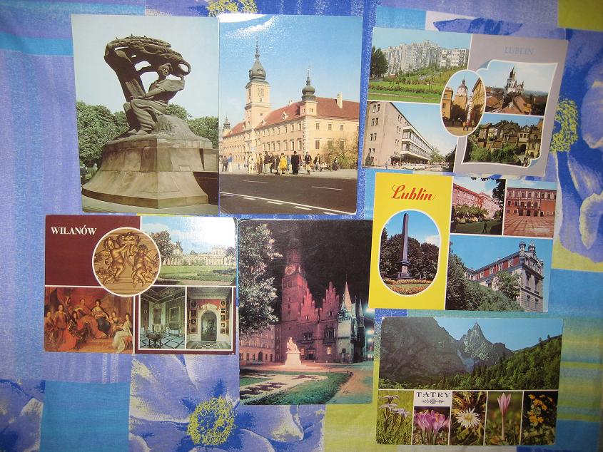 Польша, 80-е. Открытки (некоторых нет)