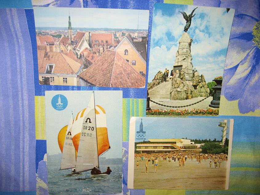 Таллин еще, тоже 80-е. Открытки (некоторых нет)