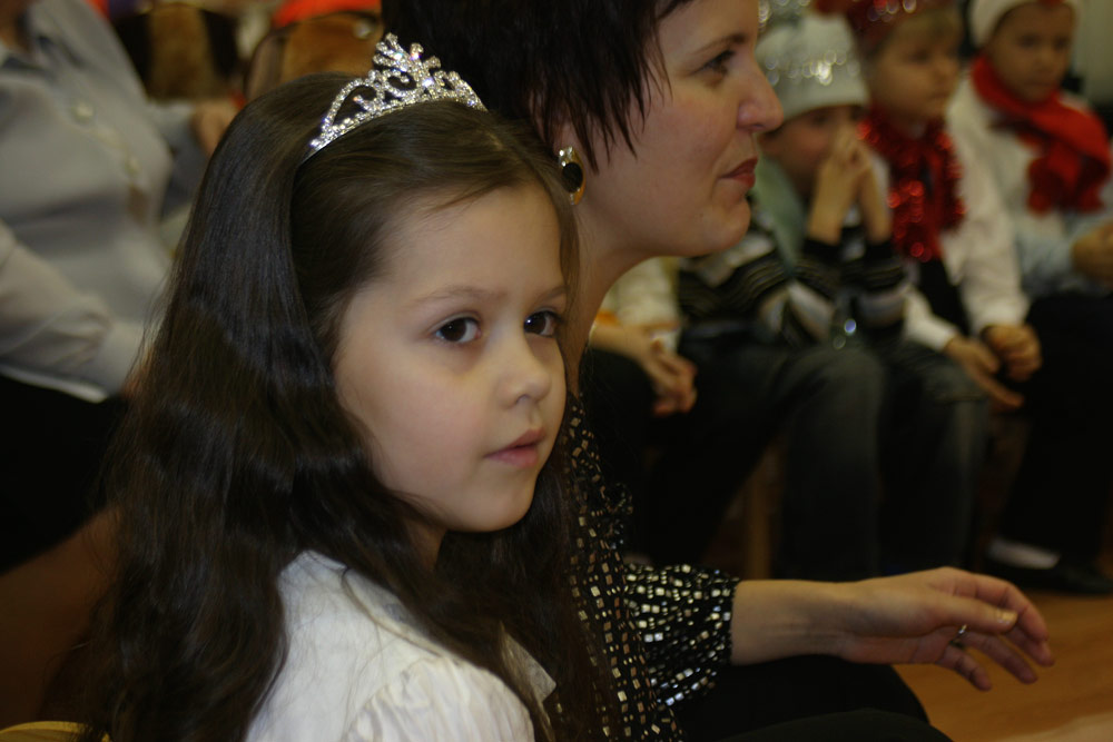 Новогодний утренник у Нади