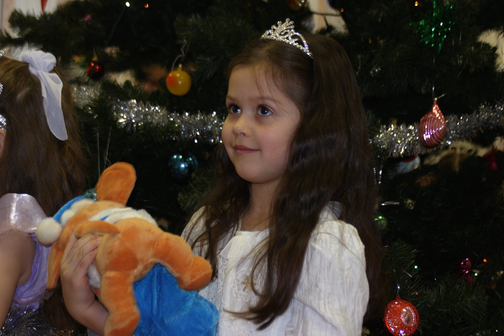 Новогодний утренник у Нади