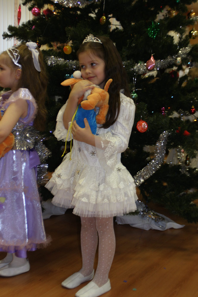 Новогодний утренник у Нади