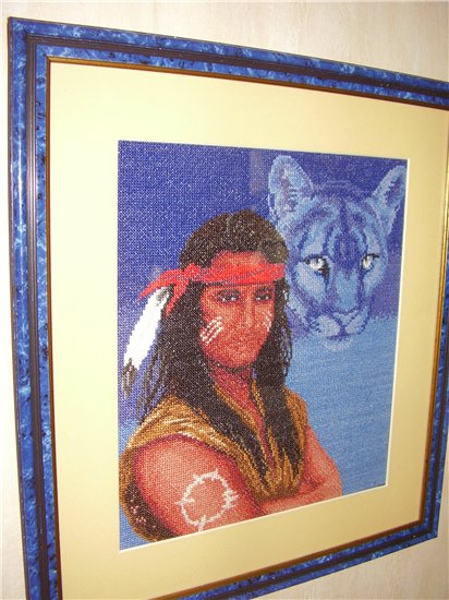 Индеец. Moi raboti.