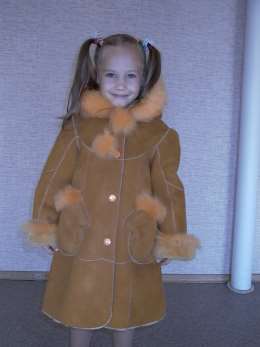 Дубленка 'Варежка'. Зима для малышей и малышек