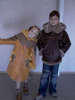 Дубленки 'Варежка' и 'Пилот'. Зима для малышей и малышек