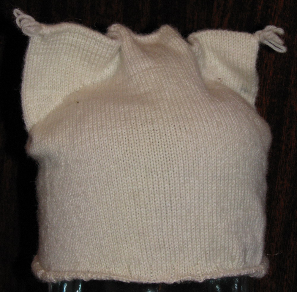 шапка. машинное вязание