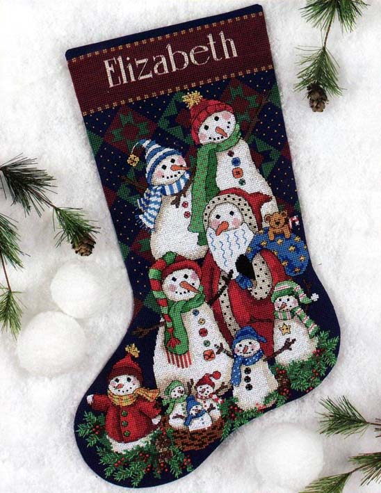 Snow bunch stocking 8574. Dimensions