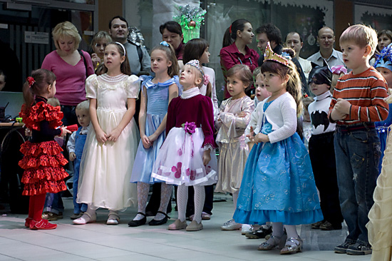 В первых рядах все 3 часа. Новый год 2009