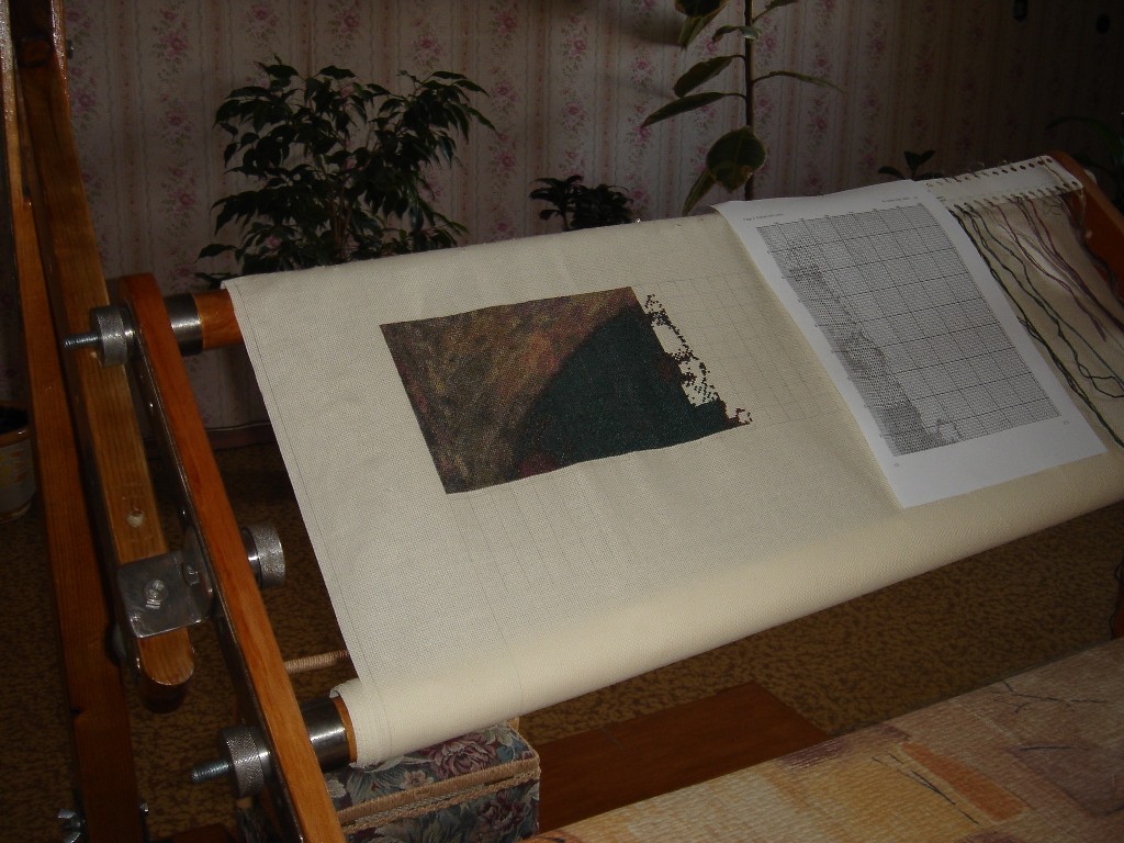 На нем - начало процесса от ГК. Станок