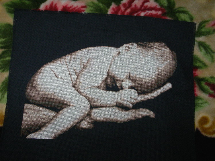 Младенец. Мои вышивки